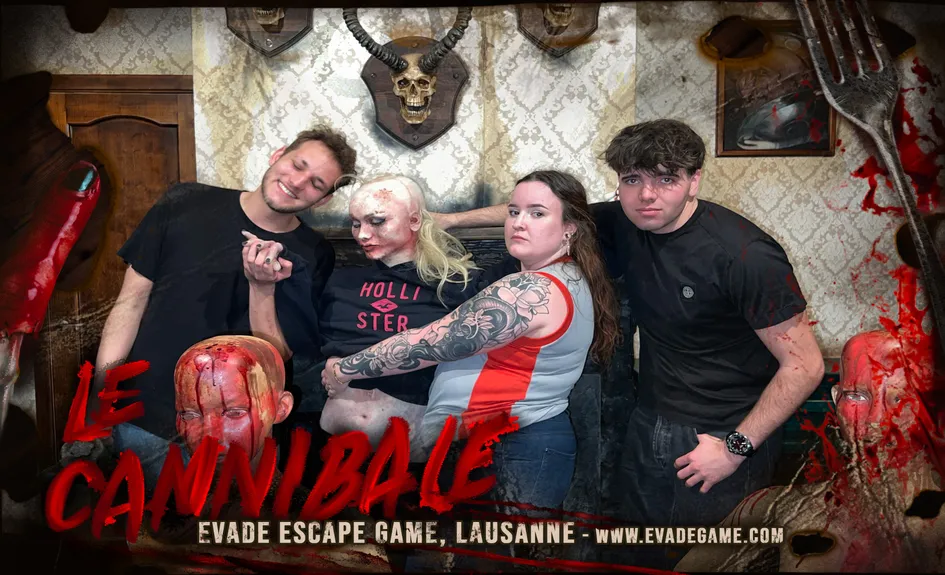 Evade Escape Game Lausanne et Genève Cannibale Team 1